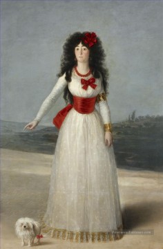 portrait Tableau Peinture - Le portrait de la Duchesse d’Alba Francisco Goya